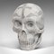 Vintage English Marble Skull Paperweight by Dominic Hurley, 1980s, Image 3