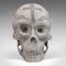 Vintage English Marble Skull Paperweight by Dominic Hurley, 1980s, Image 2