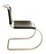 Leather & Chrome MR10 Lounge Chair by Mies van der Rohe for Knoll International, 1960s 1