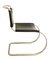 Leather & Chrome MR10 Lounge Chair by Mies van der Rohe for Knoll International, 1960s, Image 1