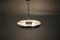Lámpara colgante Ufo funcionalista de cromo de Josef Hurka para Napako, años 30, Imagen 6