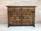 Spanish Baroque Style Carved Walnut Credenza 1