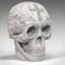 Adorno decorativo en forma de calavera de mármol de Dominic Hurley, años 80, Imagen 1