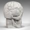 Adorno decorativo en forma de calavera de mármol de Dominic Hurley, años 80, Imagen 4
