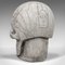 Adorno decorativo en forma de calavera de mármol de Dominic Hurley, años 80, Imagen 6