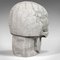Adorno decorativo en forma de calavera de mármol de Dominic Hurley, años 80, Imagen 5