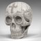Adorno decorativo en forma de calavera de mármol de Dominic Hurley, años 80, Imagen 3