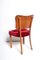 Vintage Art Deco Dining Chairs, Set of 4, Image 5
