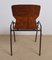 Vintage Industrial Brown Stacking Dining Chair from Eromes, Image 6