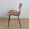 Vintage Industrial Brown Stacking Dining Chair from Eromes, Image 7