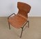 Vintage Industrial Brown Stacking Dining Chair from Eromes, Image 4