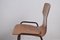 Vintage Industrial Brown Stacking Dining Chair from Eromes, Image 2