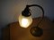 Lampada da tavolo in ottone, Italia, anni '20, Immagine 5