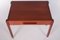 Danish Teak Side Table with Drawers on Wheels, 1960s 9