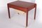 Danish Teak Side Table with Drawers on Wheels, 1960s, Image 8