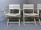 Mid-Century White Wooden Folding Garden Chairs, 1960s, Set of 4 11