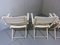 Mid-Century White Wooden Folding Garden Chairs, 1960s, Set of 4, Immagine 18