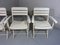 Mid-Century White Wooden Folding Garden Chairs, 1960s, Set of 4, Immagine 9