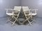 Mid-Century White Wooden Folding Garden Chairs, 1960s, Set of 4, Immagine 5