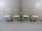 Weißes Mid-Century Gartentisch & Stühle Set aus Eisen, 1950er, 5er Set 21