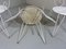 Mid-Century White Iron Garden Table and Chairs Set, 1950s, Set of 5, Image 27