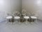Weißes Mid-Century Gartentisch & Stühle Set aus Eisen, 1950er, 5er Set 23
