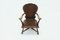 Rustic Wooden Armchair, 1920s 3