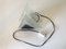 Lámpara de mesa triangular de vidrio, años 60, Imagen 10