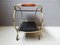 Carrello Mid-Century in ottone e vetro, Immagine 4