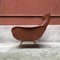 Italian Brown Leather Lounge Chair, 1960s, Image 3
