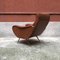 Italian Brown Leather Lounge Chair, 1960s, Image 6