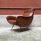 Italian Brown Leather Lounge Chair, 1960s 2