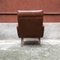 Italian Brown Leather Lounge Chair, 1960s, Immagine 5