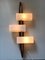 Large Teak and Brass Sconce from Lunel, 1960s, Image 4