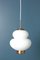 Mid-Century Danish Peanut Pendant Lamp by Bent Karlby for Lyfa, 1960s, Image 1