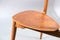 Mid-Century Oak Heart Dining Chairs by Hans Wegner for Fritz Hansen, Set of 7, Image 12