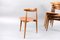 Mid-Century Oak Heart Dining Chairs by Hans Wegner for Fritz Hansen, Set of 7, Image 27