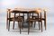 Mid-Century Oak Heart Dining Chairs by Hans Wegner for Fritz Hansen, Set of 7 13