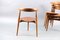 Mid-Century Oak Heart Dining Chairs by Hans Wegner for Fritz Hansen, Set of 7, Immagine 34