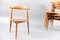 Mid-Century Oak Heart Dining Chairs by Hans Wegner for Fritz Hansen, Set of 7 30