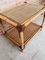 Spanish Bamboo and Glass Coffee Table, 1950s, Image 7