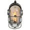 Vintage Industrial Cast Iron and Clear Glass Sconce from Industria Rotterdam, 1950s 4