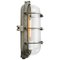 Vintage Industrial Cast Iron and Clear Glass Sconce from Industria Rotterdam, 1950s 2