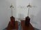 Danish Rosewood and Brass Floor Lamps, 1960s, Set of 2 24