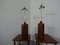Lámparas de pie danesas de palisandro y latón, años 60. Juego de 2, Imagen 14