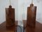 Lámparas de pie danesas de palisandro y latón, años 60. Juego de 2, Imagen 8