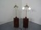 Danish Rosewood and Brass Floor Lamps, 1960s, Set of 2 7