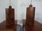 Lámparas de pie danesas de palisandro y latón, años 60. Juego de 2, Imagen 11
