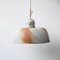 Mid-Century Industrial Glazed Ceiling Lamp, 1960s, Image 1