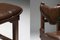 Brutalist Oak & Leather Dining Chairs, 1970s, Set of 6 5